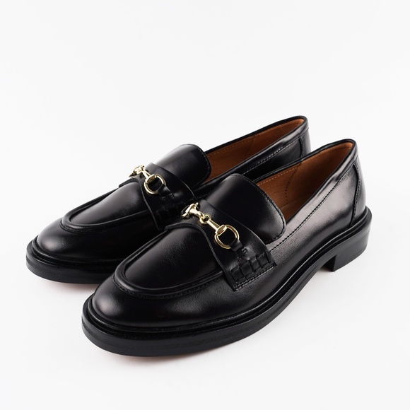 New MADEWELL Vernon Bit Hardware Loafer in True Black Leather - Picture 5 of 8